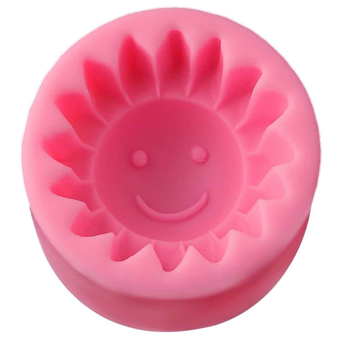 Aadya Crafts Silicone Mould Smiley Sun Size 7x7x3 cm JSF600