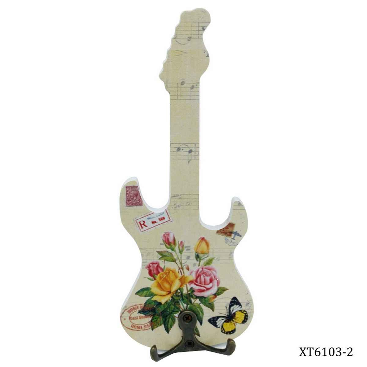 Wooden Hook Printed Fancy Gittar Big XT6103-2