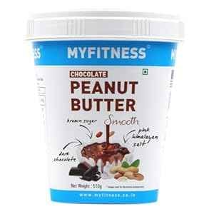 MYFITNESS PEANUT BUTTER 500 GM CHOCO SMOOTH
