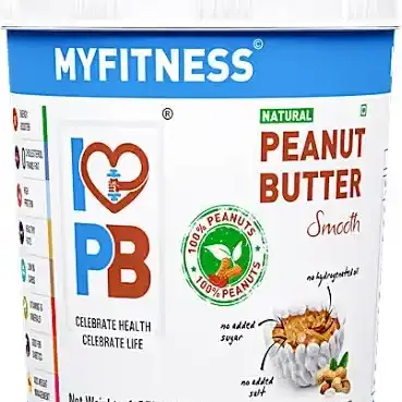 MY FITNESS PEANUT BUTTER NATURAL UNSWEET 1.2 KG SMOOTH
