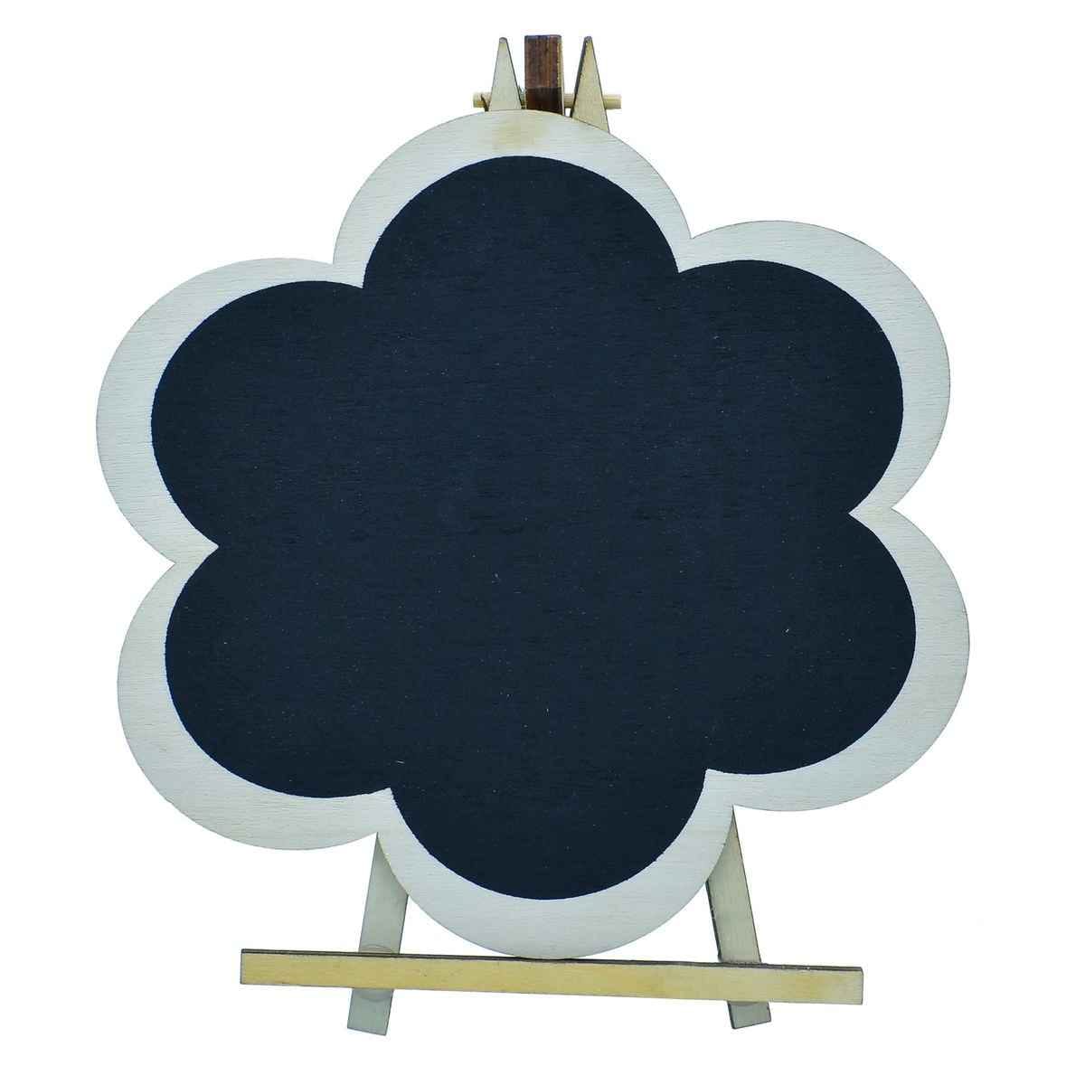 Mini Black Board With Easel Flower Medium JB817-M1