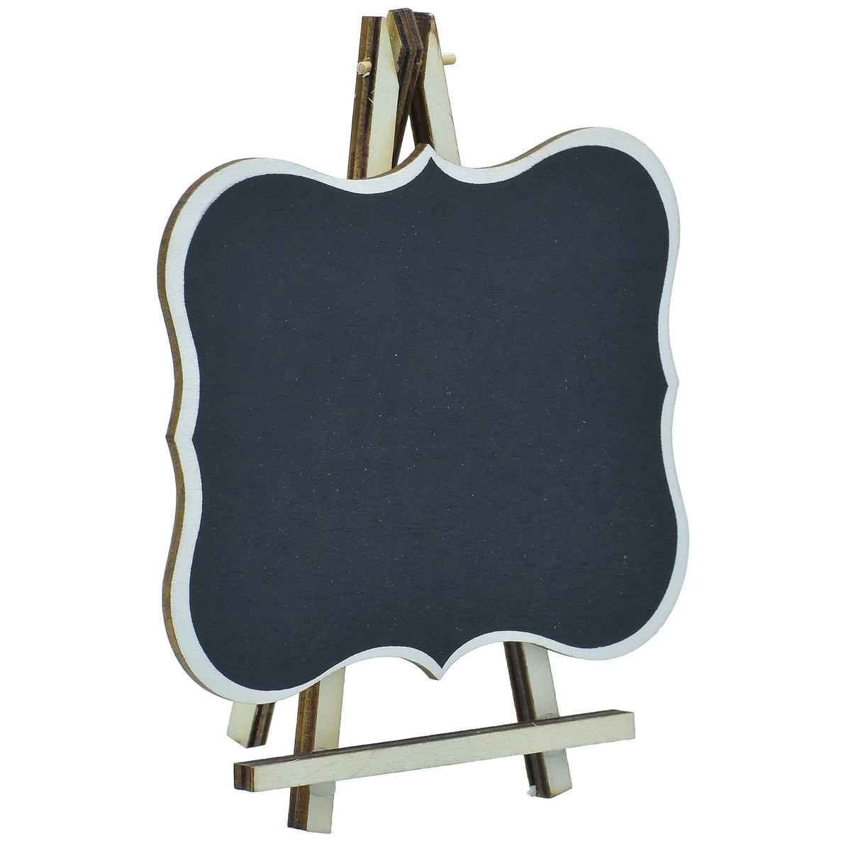 Mini Black Board With Easel Rectangle Design Medium JB817-M4