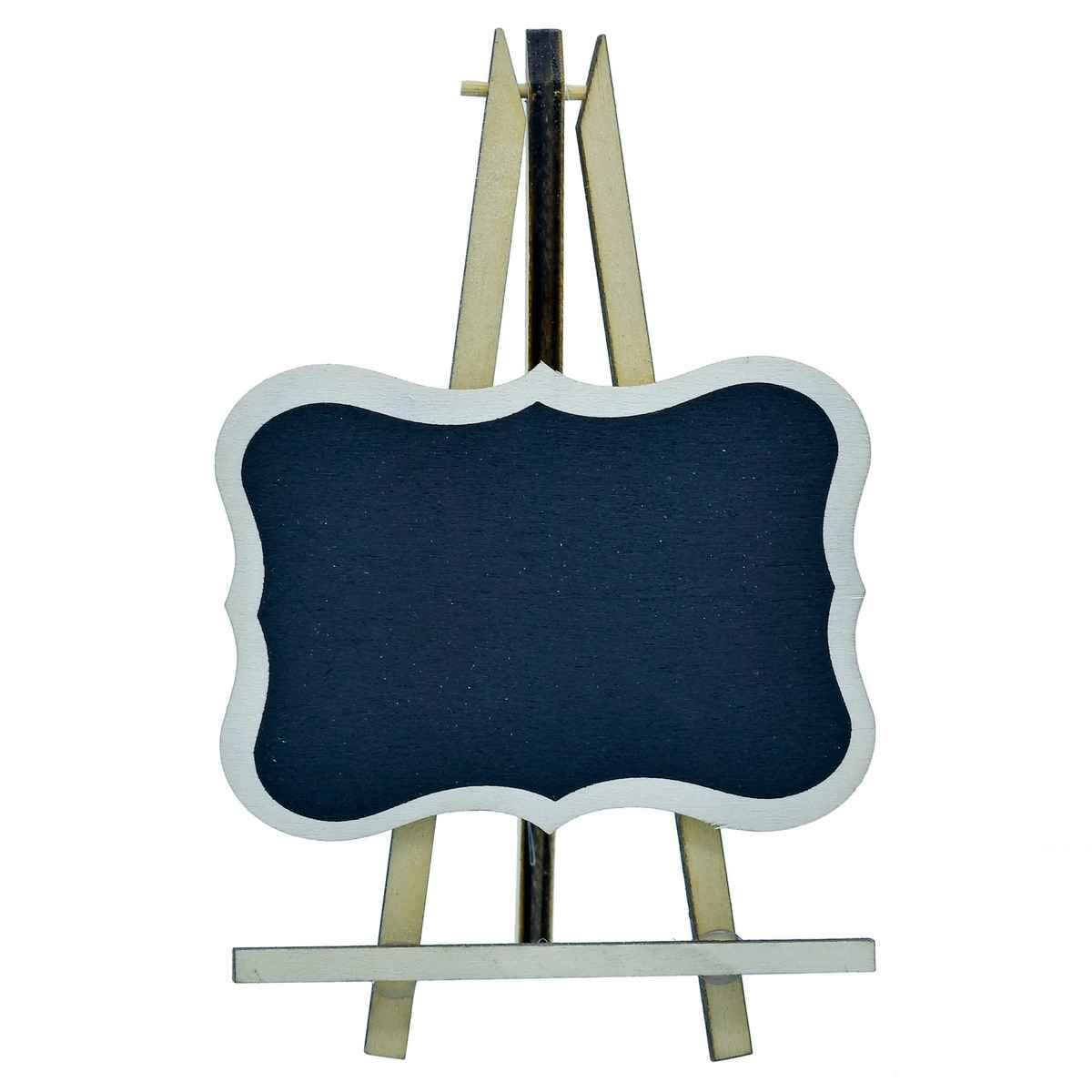 Mini Black Board With Easel Rectangle Design Small JB817-S4