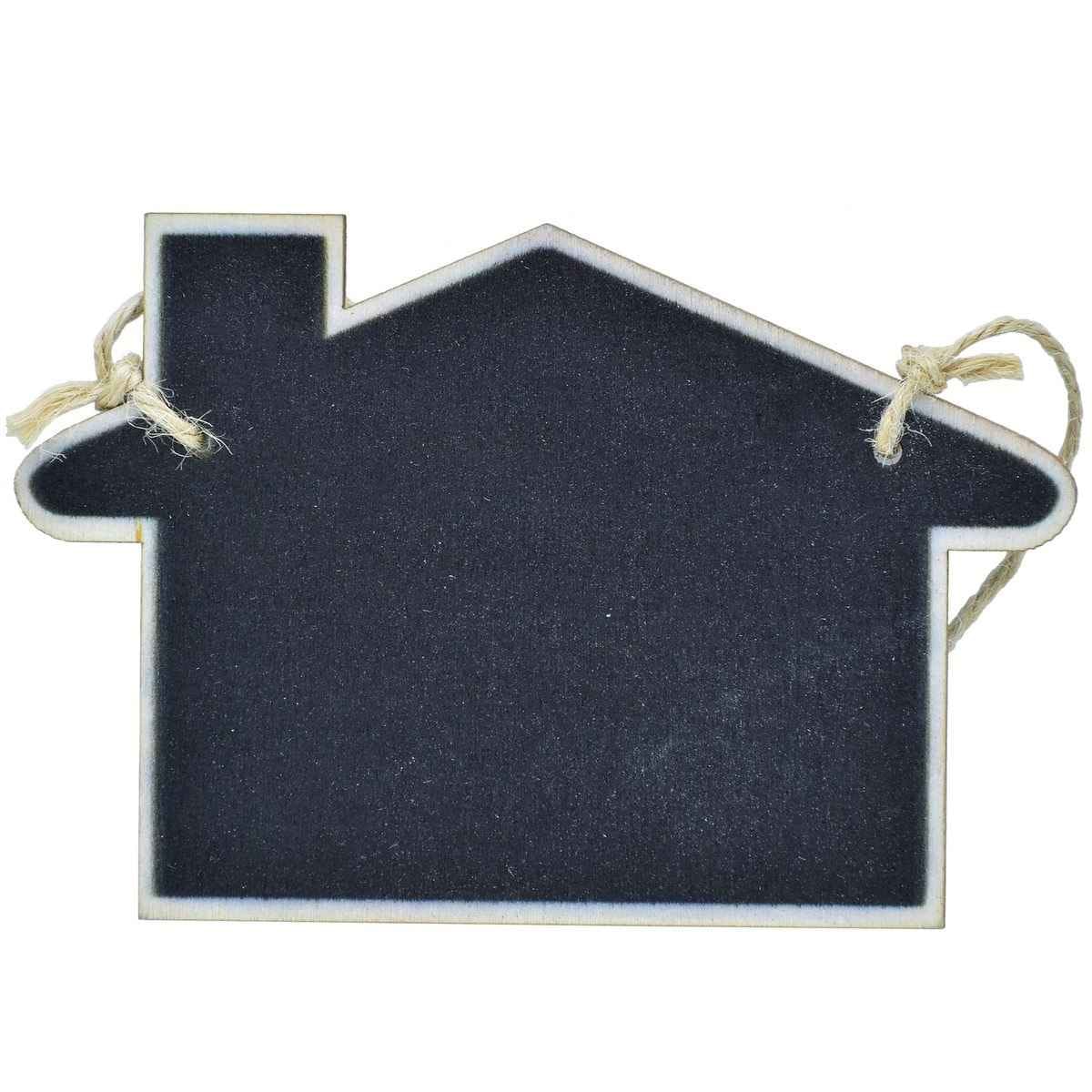 Wooden Black Board Message Tags, Size 11.5x7 cm JB639-F