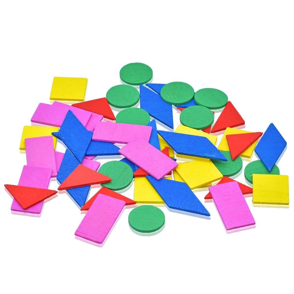 Wooden Geometry Mix Design with mix Colour JB-834H