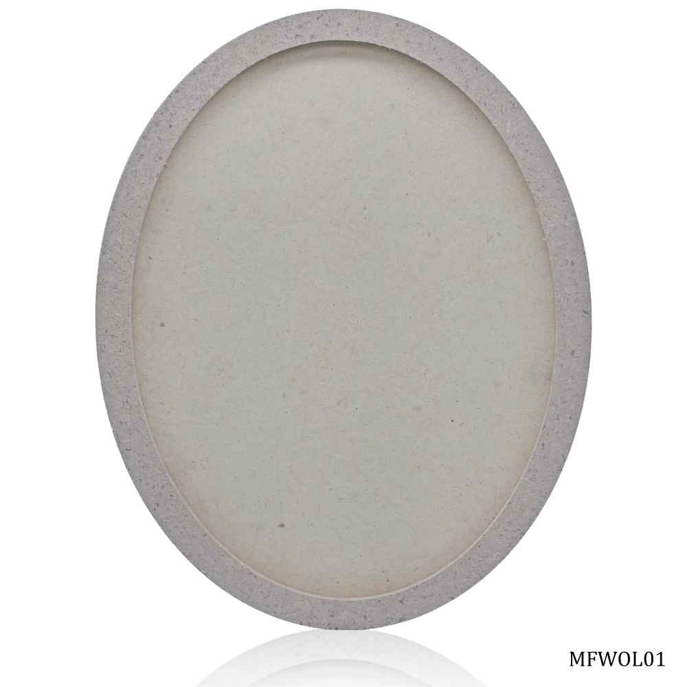 MDF Decoupage Wooden Oval Tray Frame 10 Inches Long MF8X00