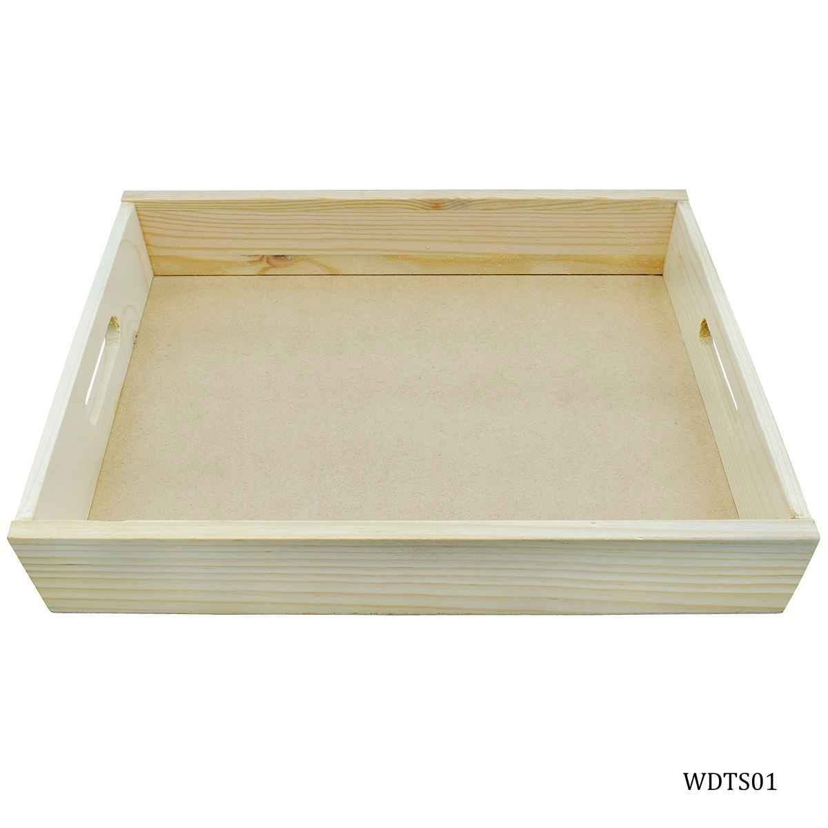 MDF Decoupage Wooden Rectangle Tray 9X 12 Inches Long WDTS01