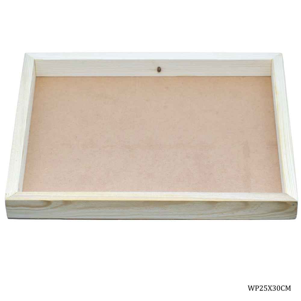 MDF Decoupage Wooden Rectangle Tray Frame 25X30CM WP25X30CM