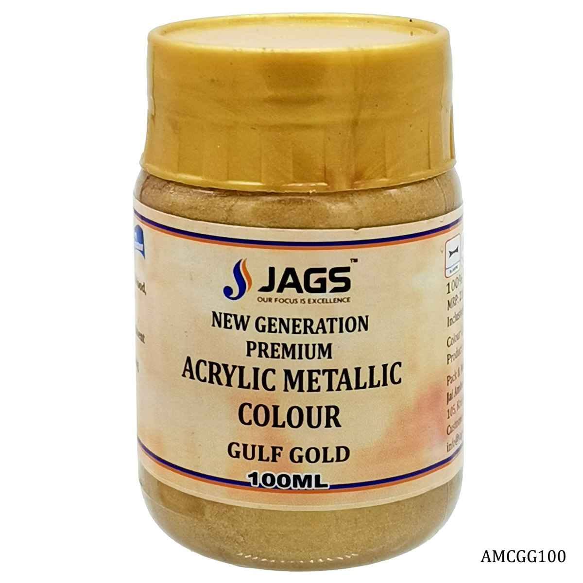 Gulf Gold Acrylic Metallic Paint Colour 100 ML AMCGG100