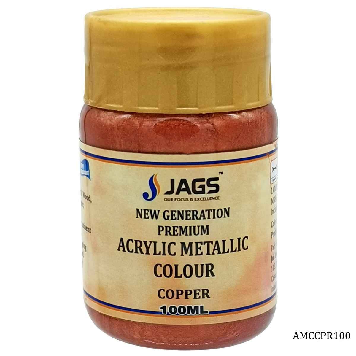 Copper Acrylic Metallic Paint Colour 100 ML AMCCPR100
