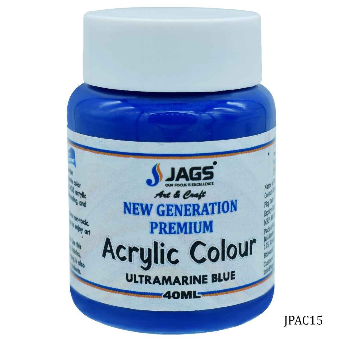 Ultra Blue Premium Acrylic Colour Paint 40ML JPAC15