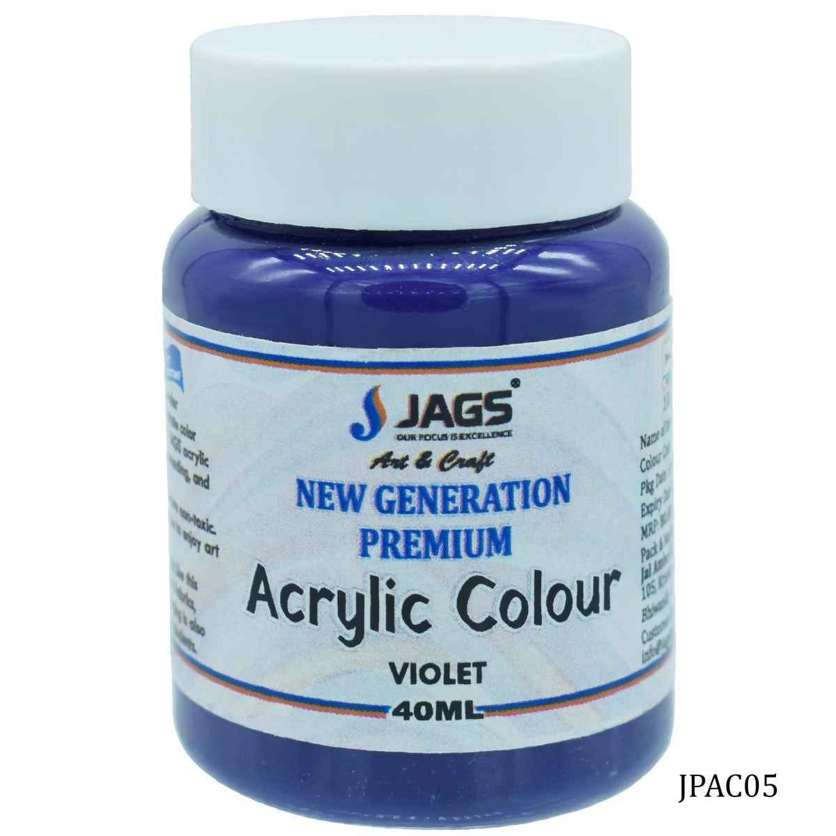 Violet Premium Acrylic Colour Paint 40ML JPAC05