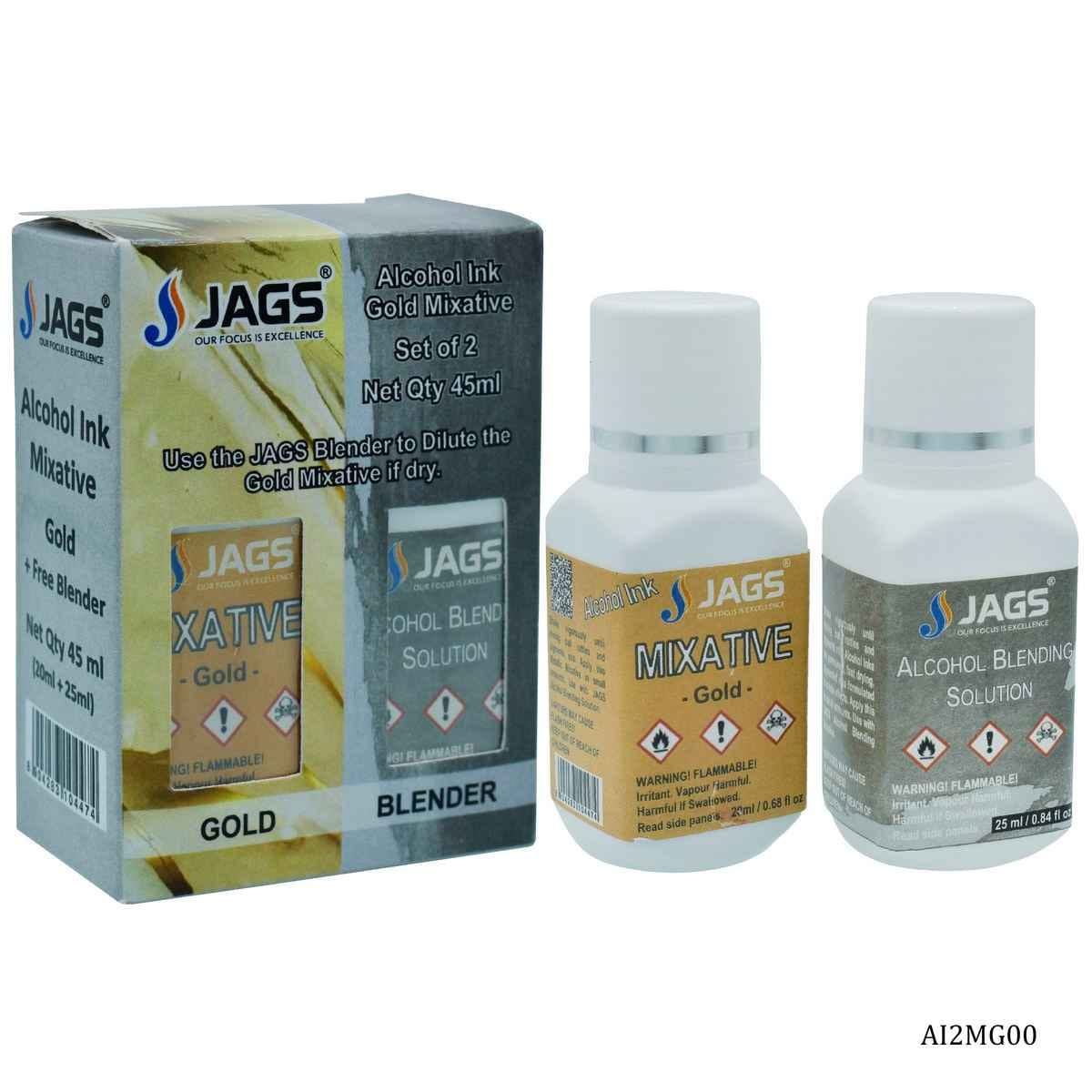 Alcohol Ink Gold Mixative 25ML With 25ML Alcohol Blending Solution AI2MG00