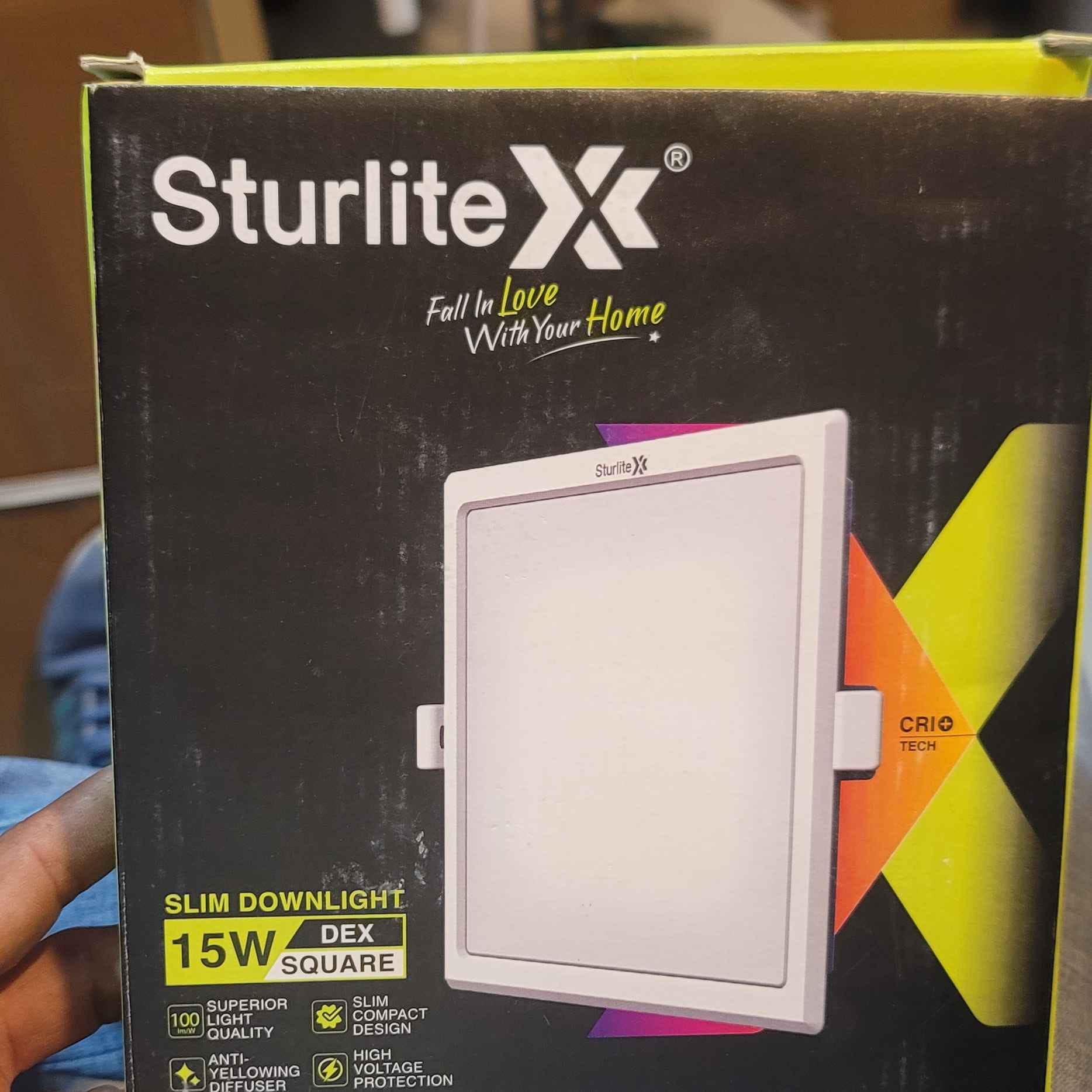 DEX SQUARE SLIM DOWNLIGHT 15W 6K