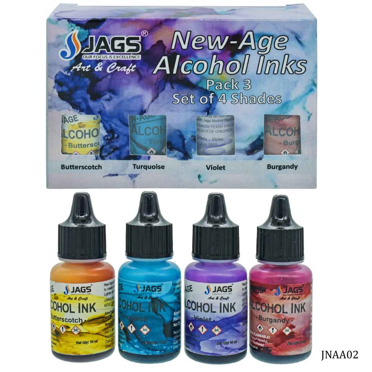 New Age Alcohol Ink Mini Pack Set Of 4 JNAA02