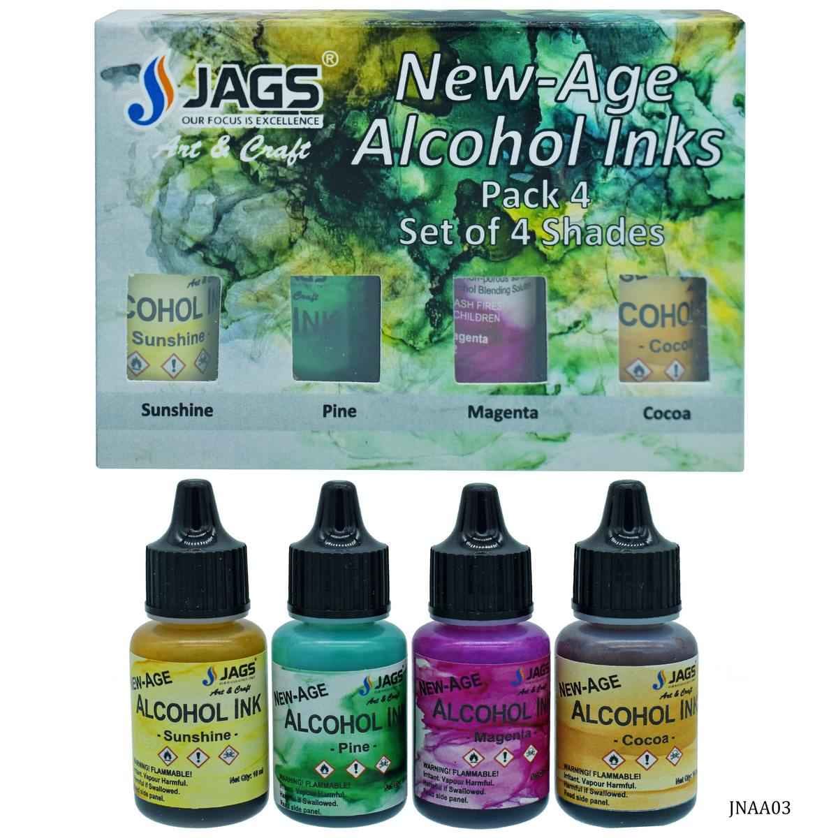 New Age Alcohol Ink Mini Pack Set Of 4 JNAA03
