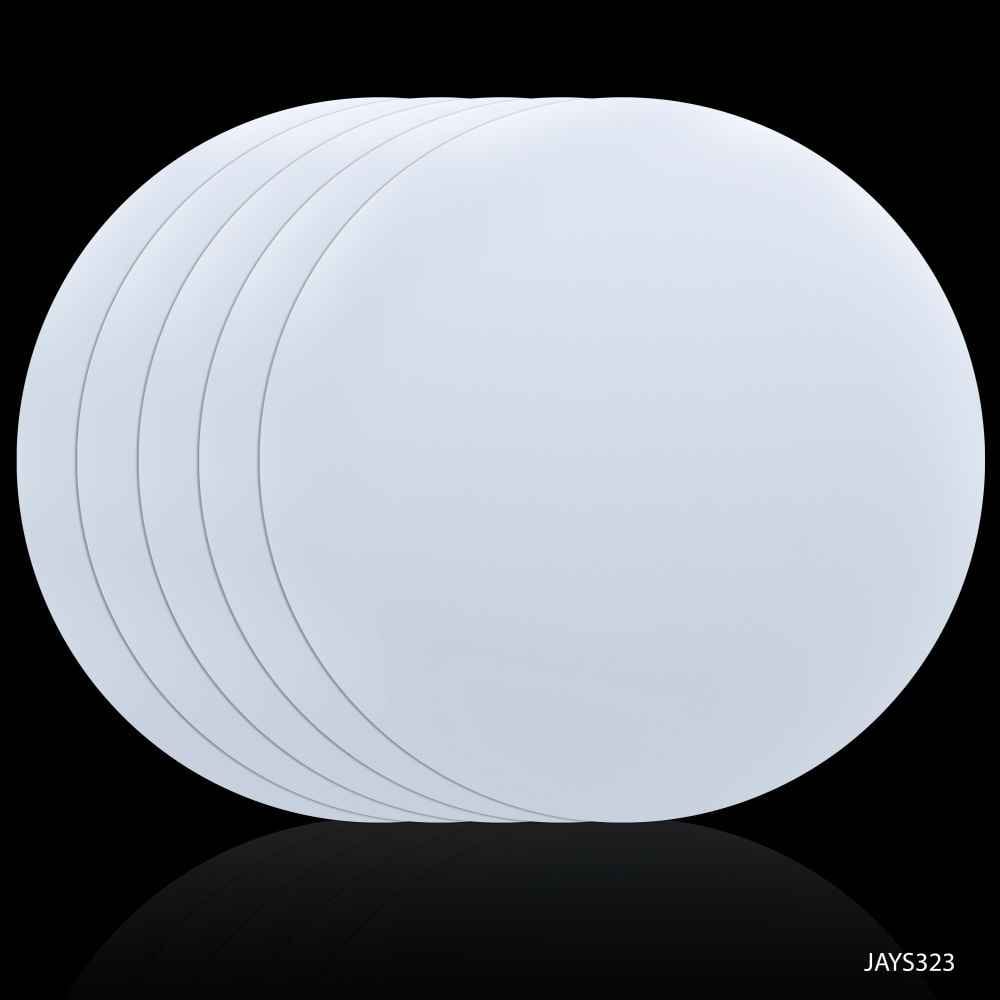 Yupo Polypropylene Round Synthetic Paper 6X6 Inch 5 Sheets 320Gsm JAYS323