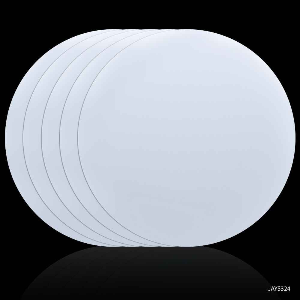 Yupo Polypropylene Round Synthetic Paper 8X8 Inch 5 Sheets 320Gsm JAYS324