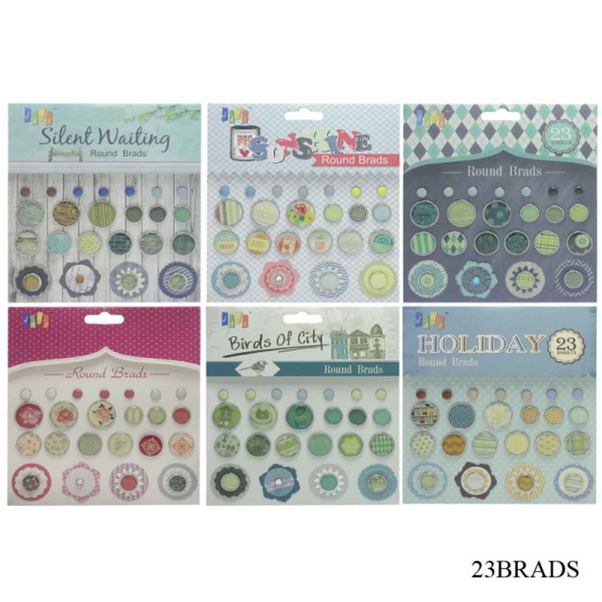 Brads Push Pin 23pcs Set 23BRADS