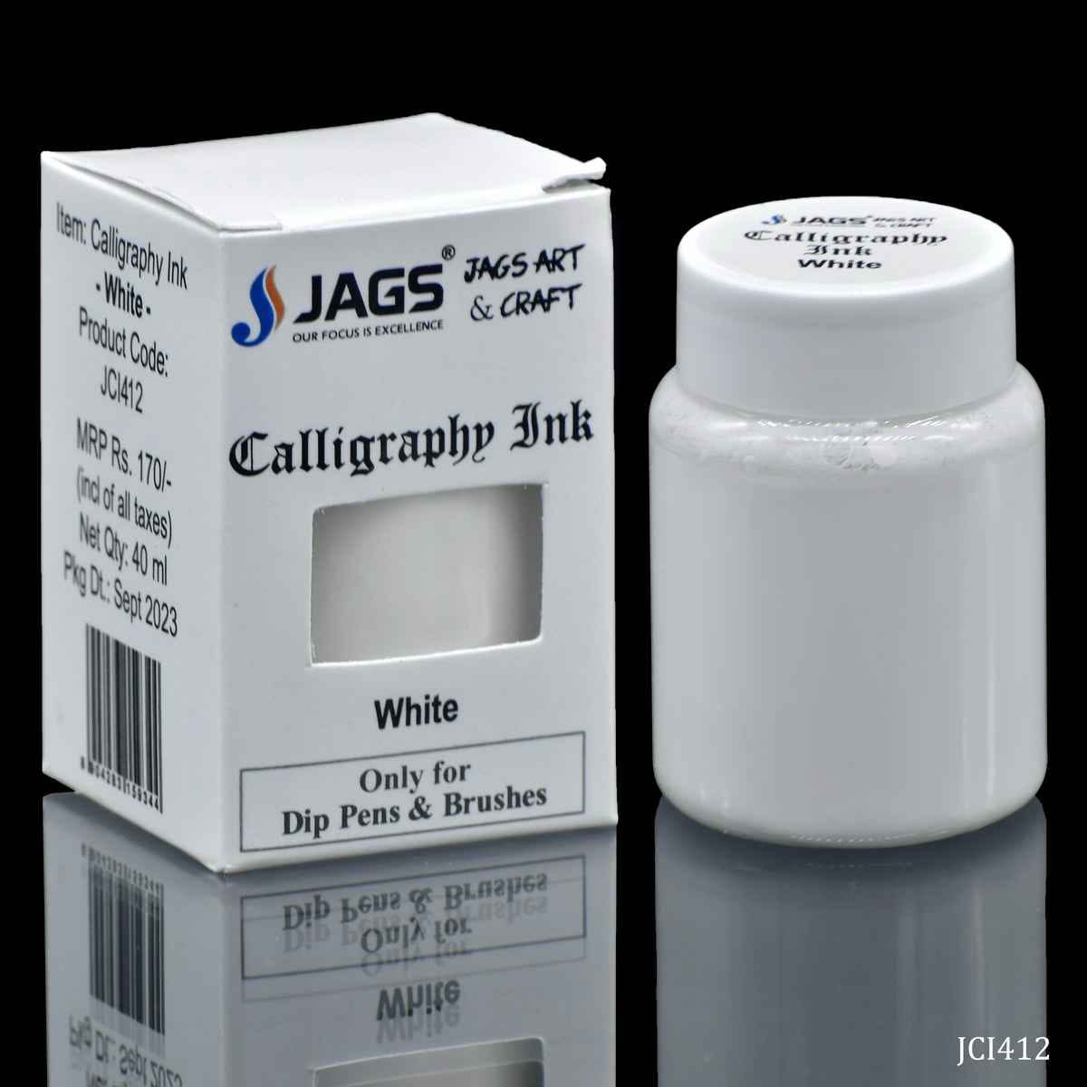 White Calligraphy Inks 40ML JCI412