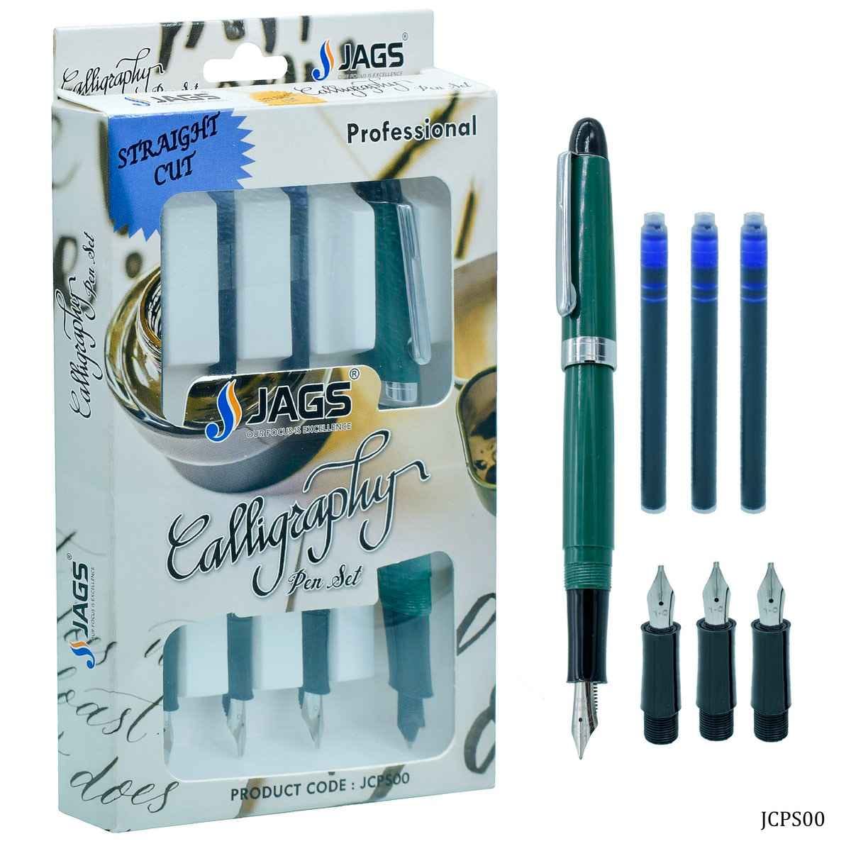 Straight Cut Calligraphy Pen Set JCPS00