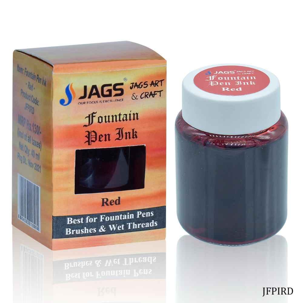Red Fountain Pen Inks 40ML JFPIRD