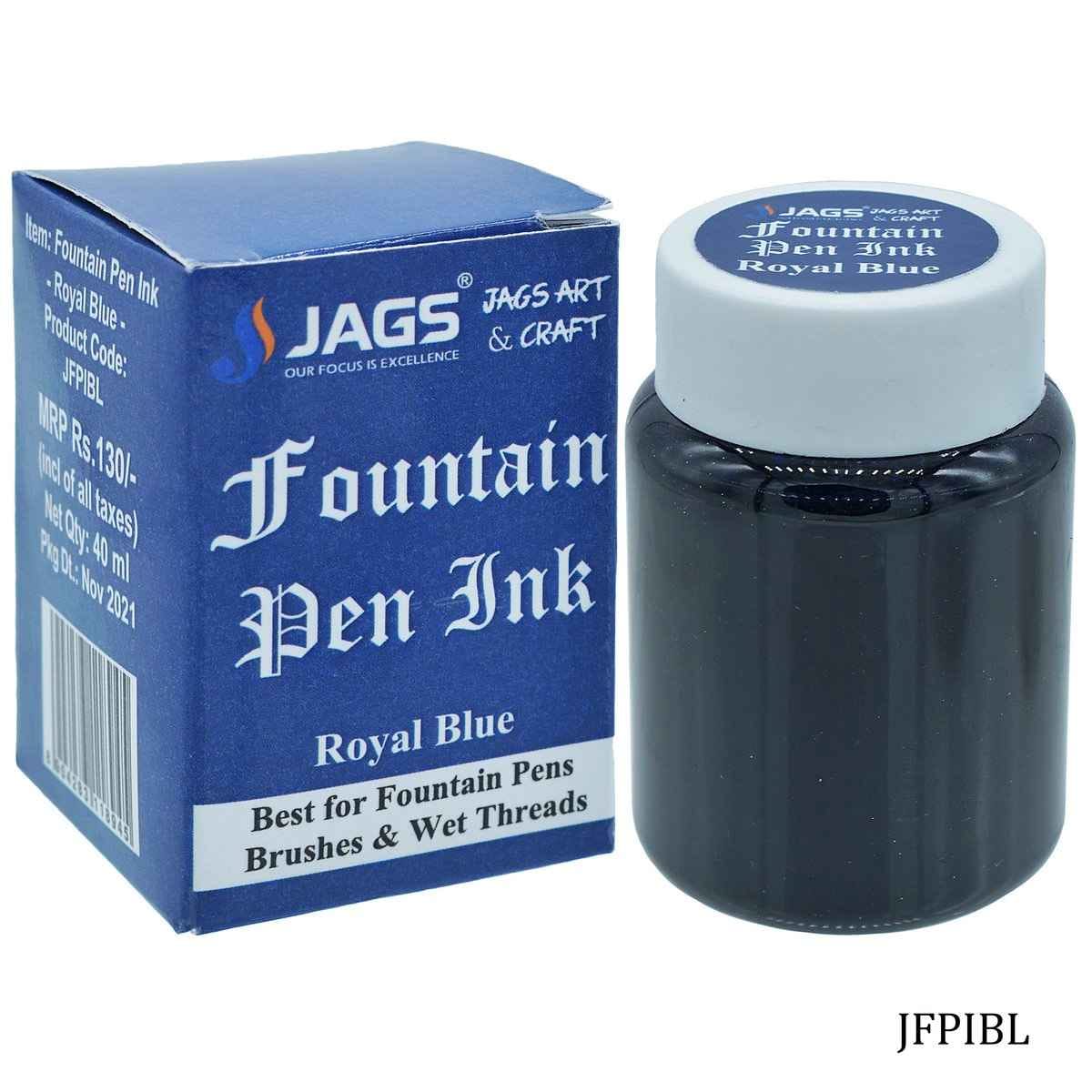 Royal Blue Fountain Pen Inks 40ML JFPIBL