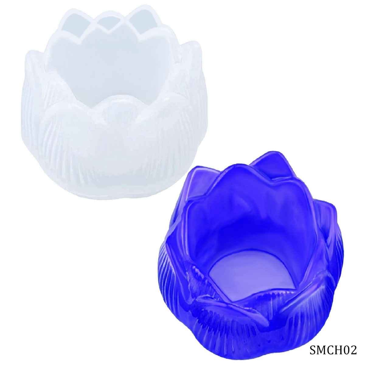 Silicone Mould Lotus Candle Holder SMCH03