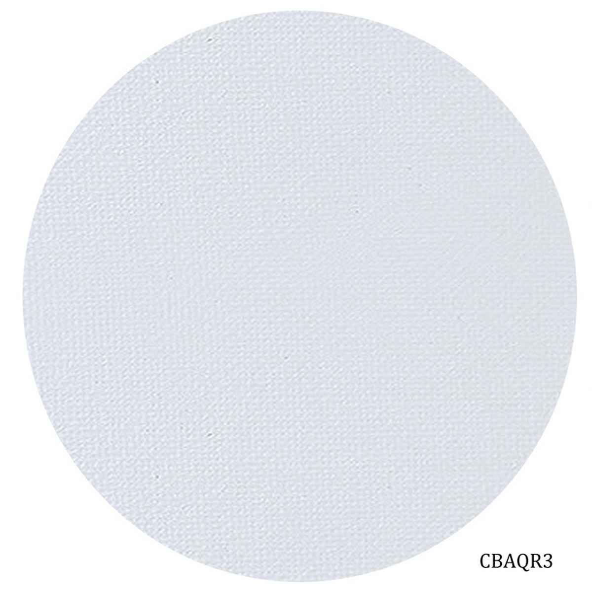 3 Inches Round White Canvas Board Artist Quality CBAQR3