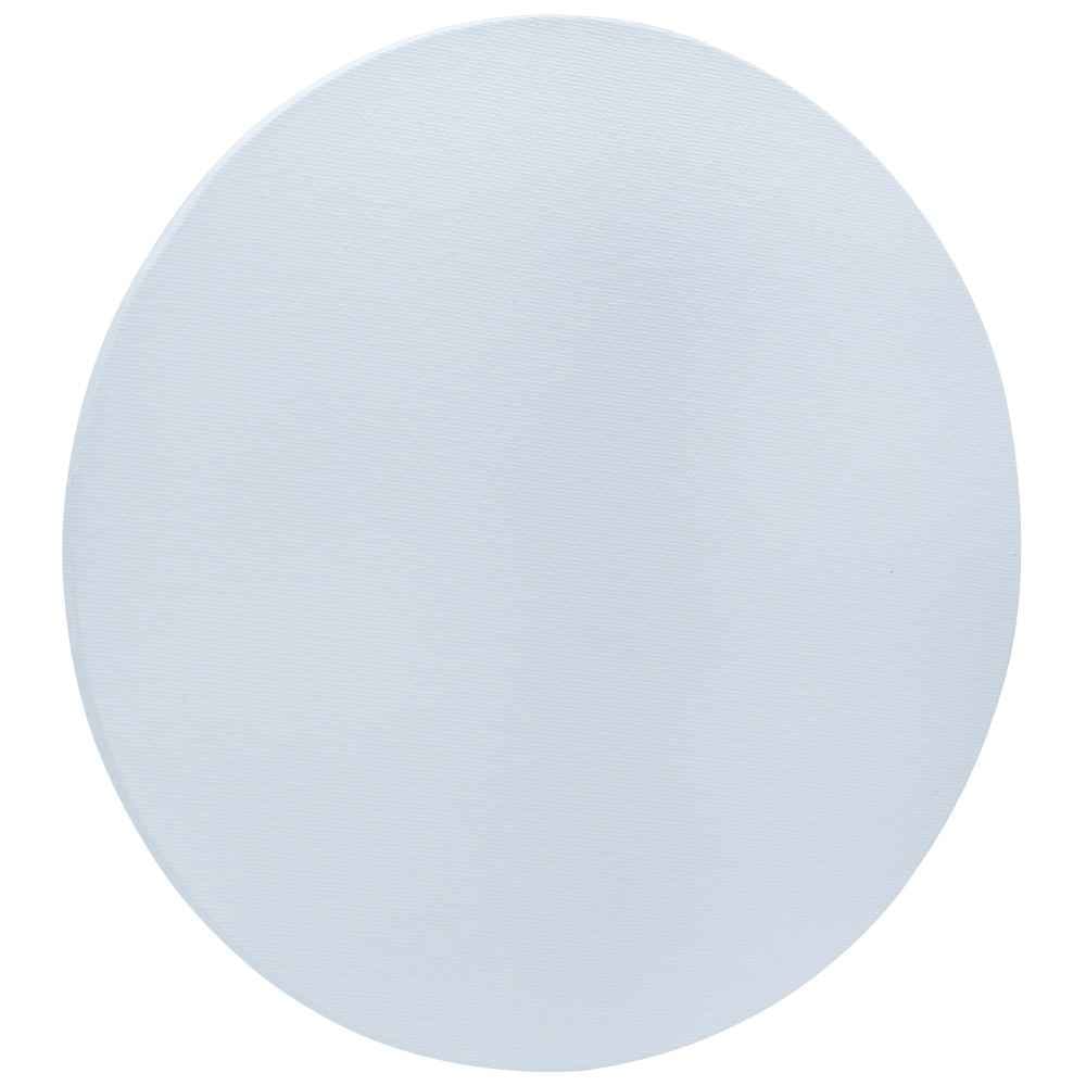 9 Inches Round White Canvas Board Artist Quality CBAQR9