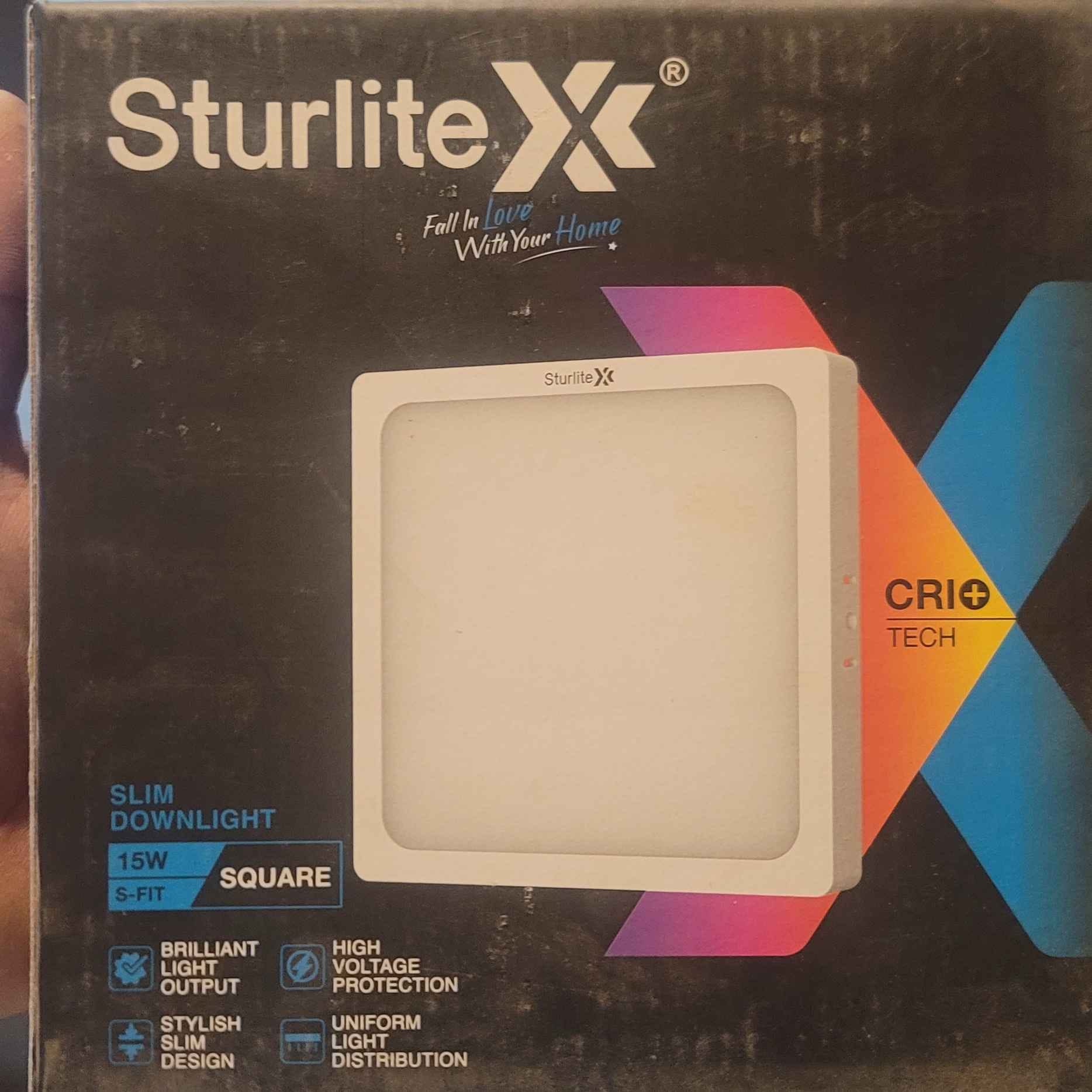 S- FIT 15W SQUARE SLIM DOWNLIGHT 6K