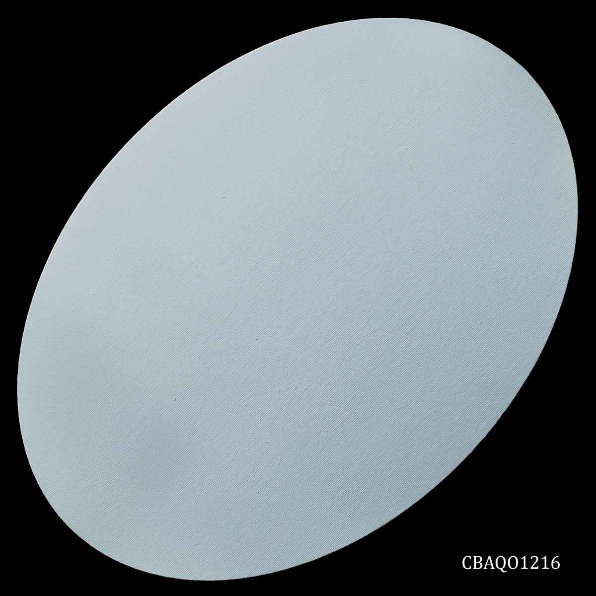 12X16 Inches Oval Shape White Canvas Board Artist Quality CBAQO1216