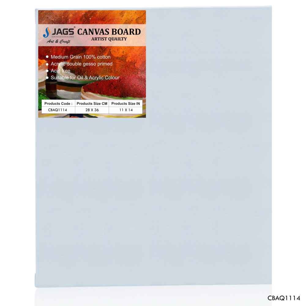 11X14 Inch Rectangle White Canvas Board Artist Quality CBAQ1114