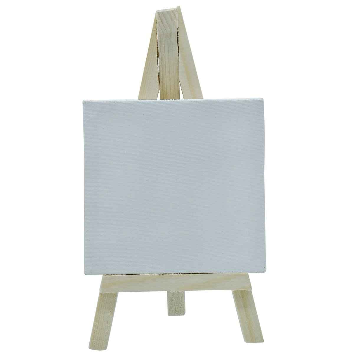 Canvas Frame With Mini Easel Combo 4X4 Inch CFWM4X4