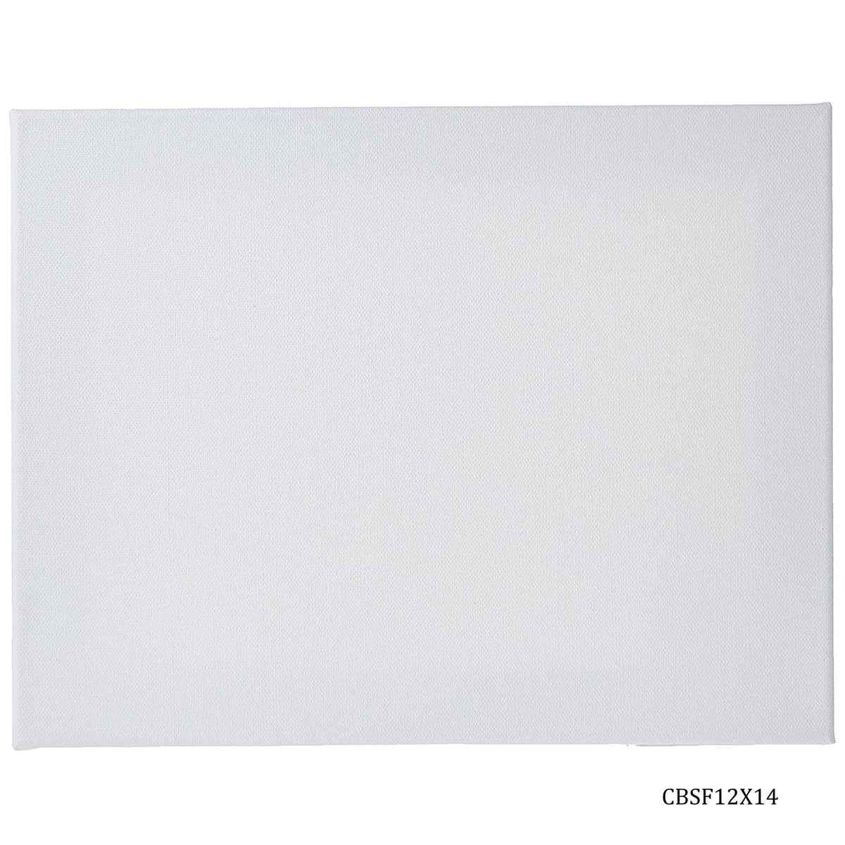12X14 Inch White Stretched Canvas With Frame Board CBSF12X14