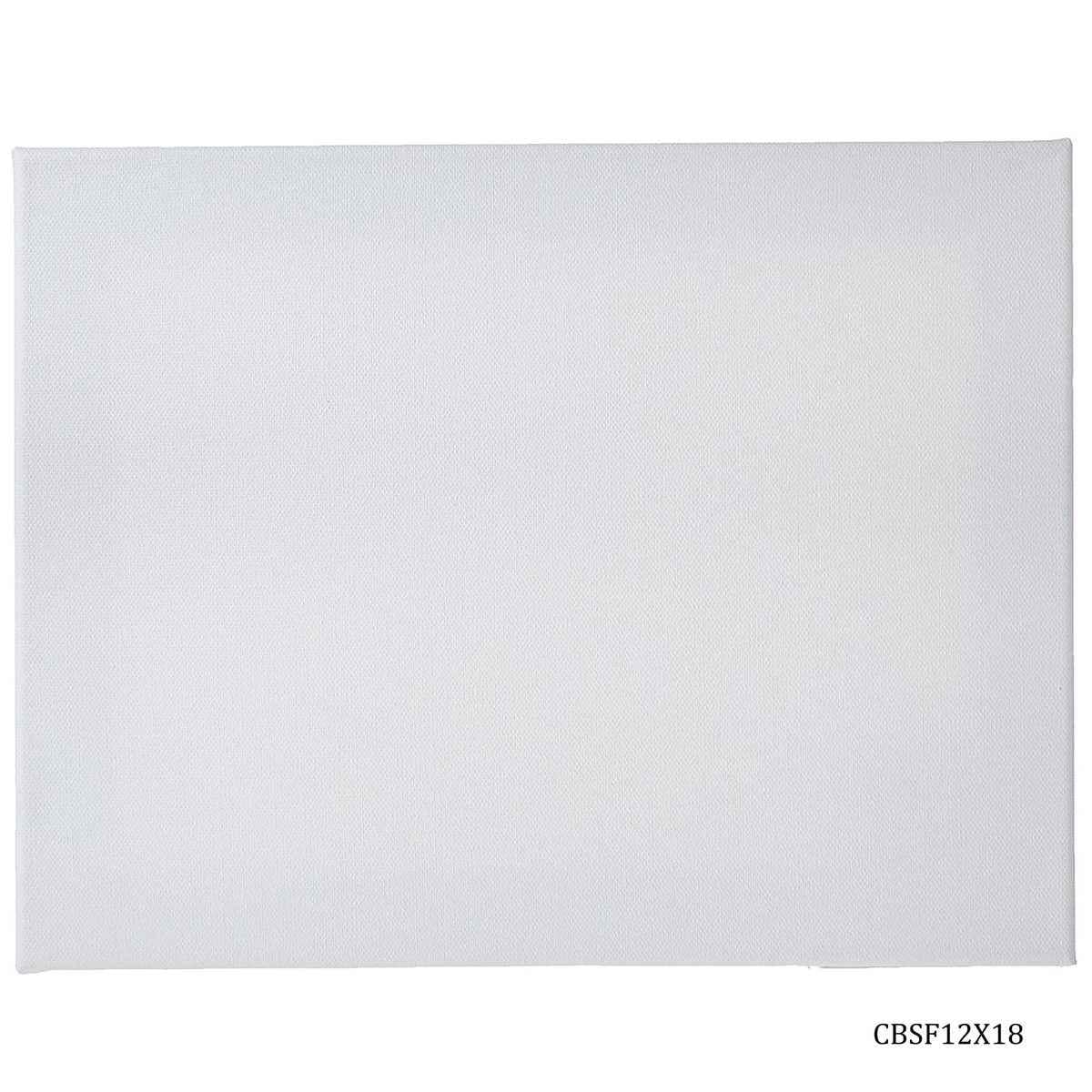 12X18 Inch White Stretched Canvas With Frame Board CBSF12X18