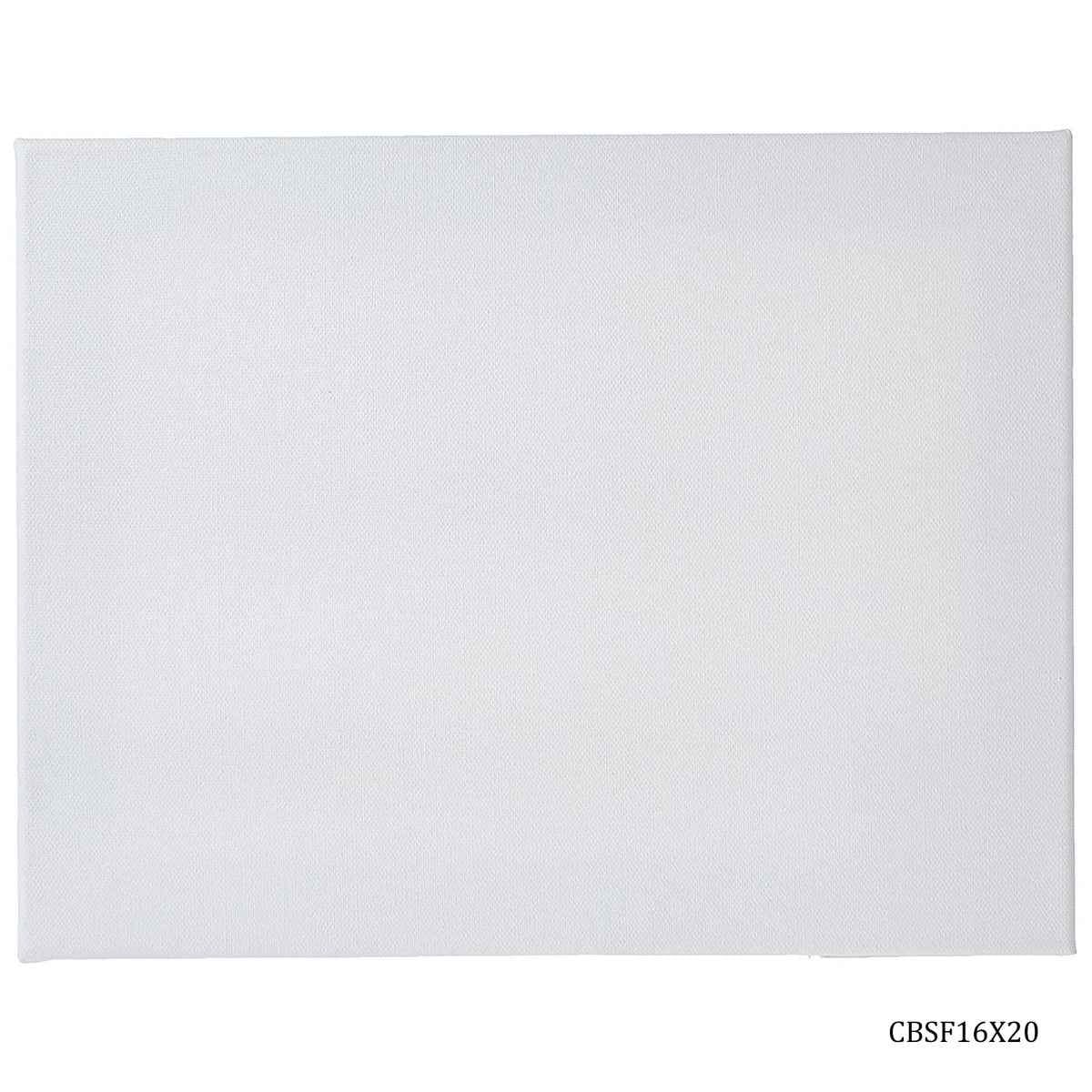 16X20 Inch White Stretched Canvas With Frame Board CBSF16X20
