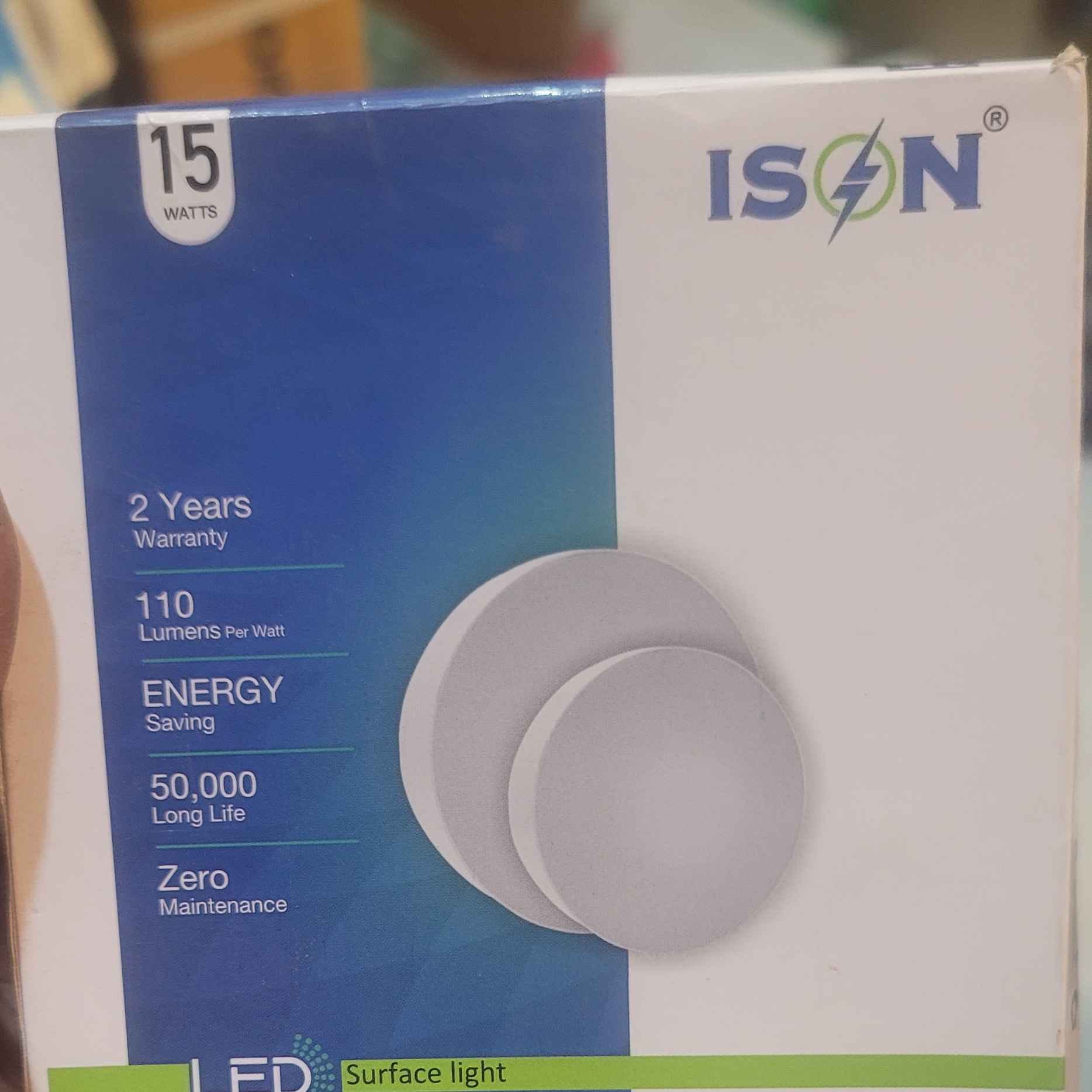 ISON 15W 3IN1 WHITE BODY SARFESH ROUND