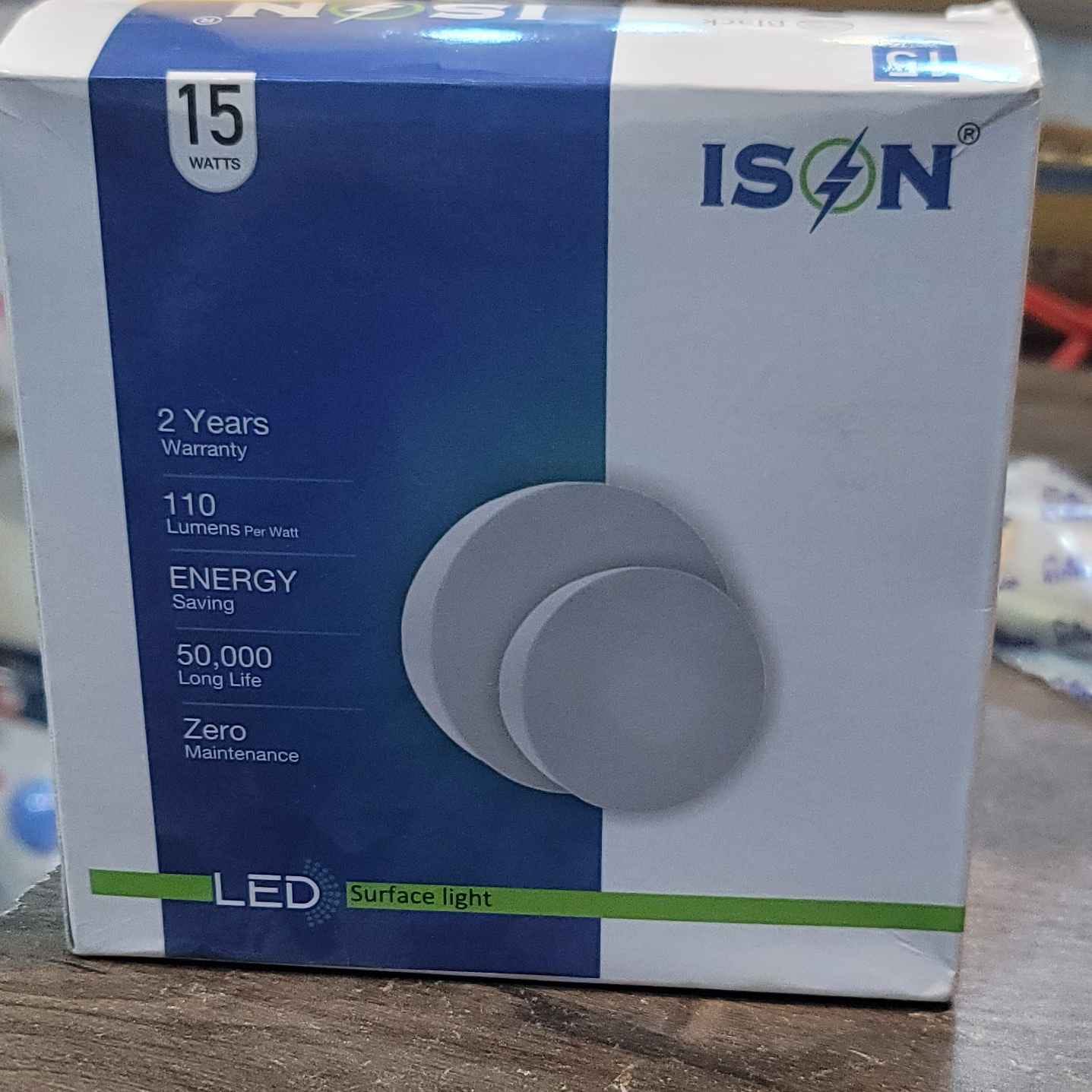 ISON 15W 6K WHITE BODY SARFESH ROUND 6K