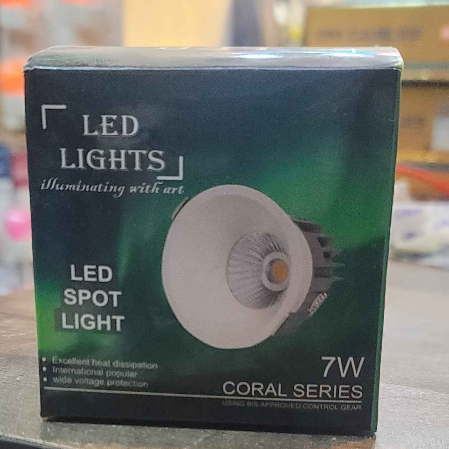 7W CORAL SERIES 6K BLACK BODY