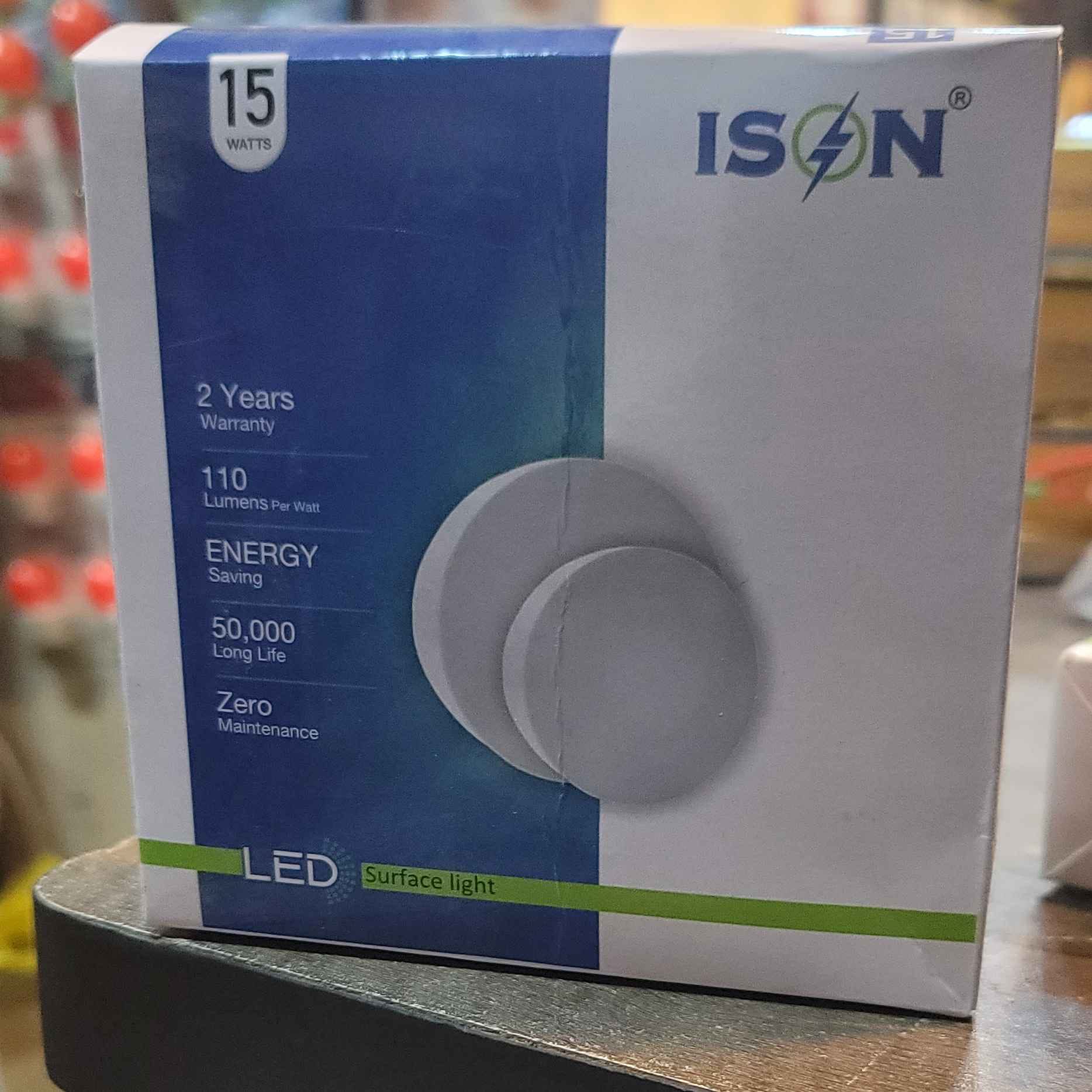 ISON 15W 3K ROUND BLACK BODY