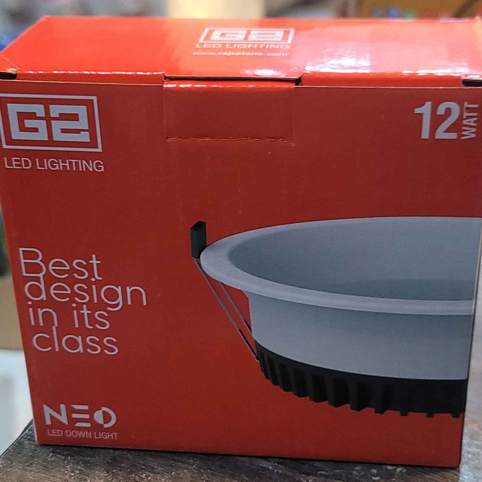 G2 12W NEO DOWNLIGHT WHITE BODY 6K