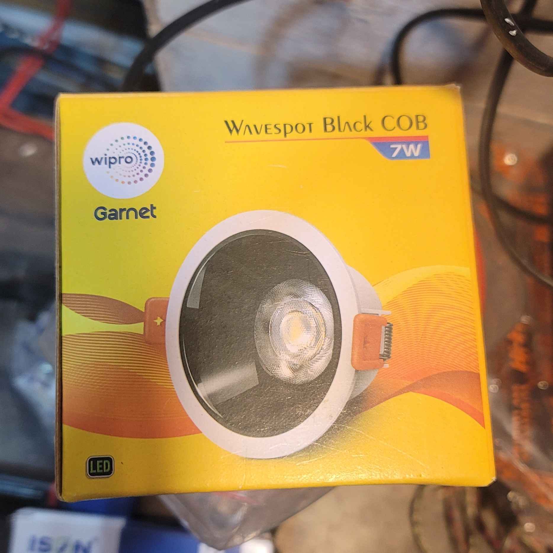 7W WIPRO 4K BLACK COB