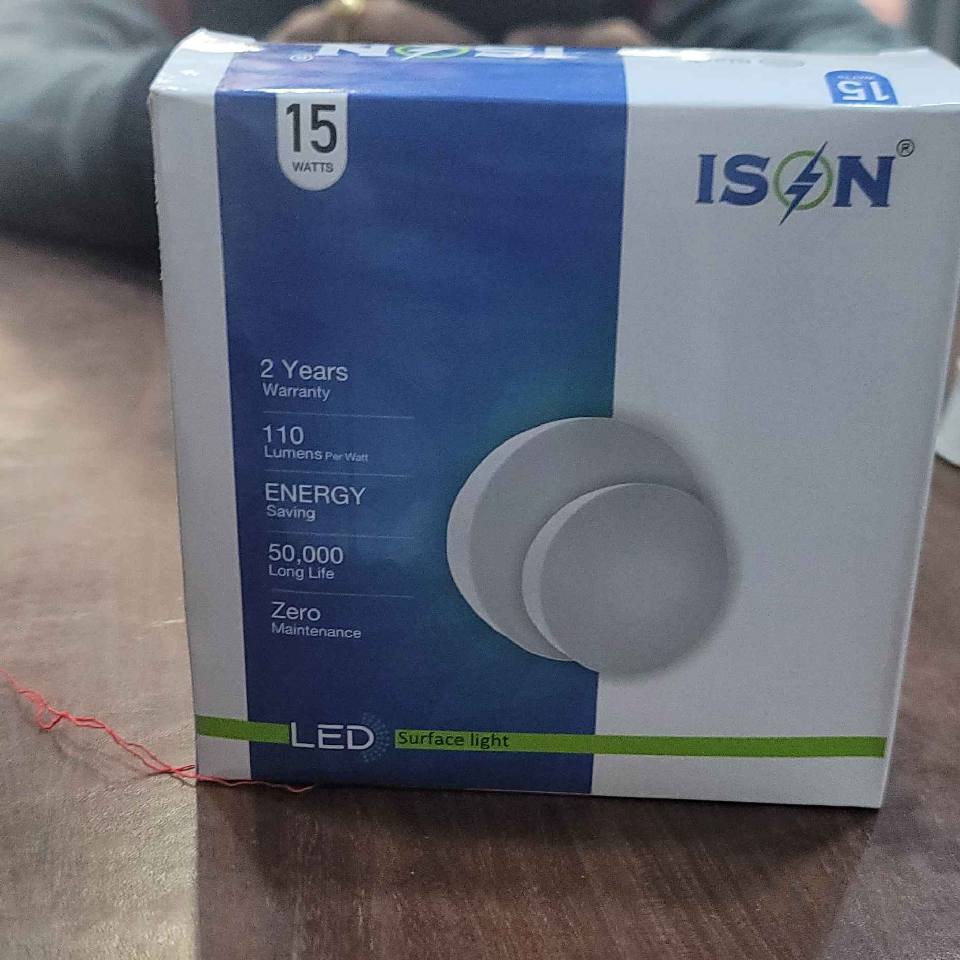 ISON 15W 3K BLACK BODY ROUND