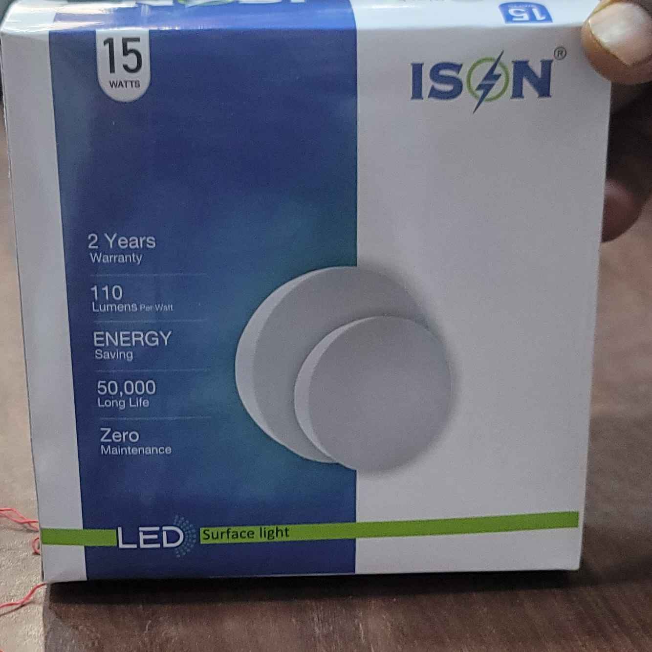ISON 15W 3IN1 BLACK BODY ROUND