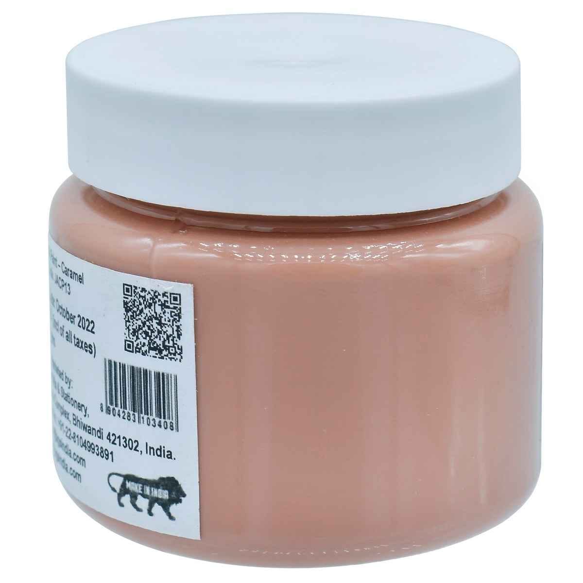 Art Chalk Paint 4.4Oz 125 gms for Crafting and DIY Projects ect Caramel JACP13