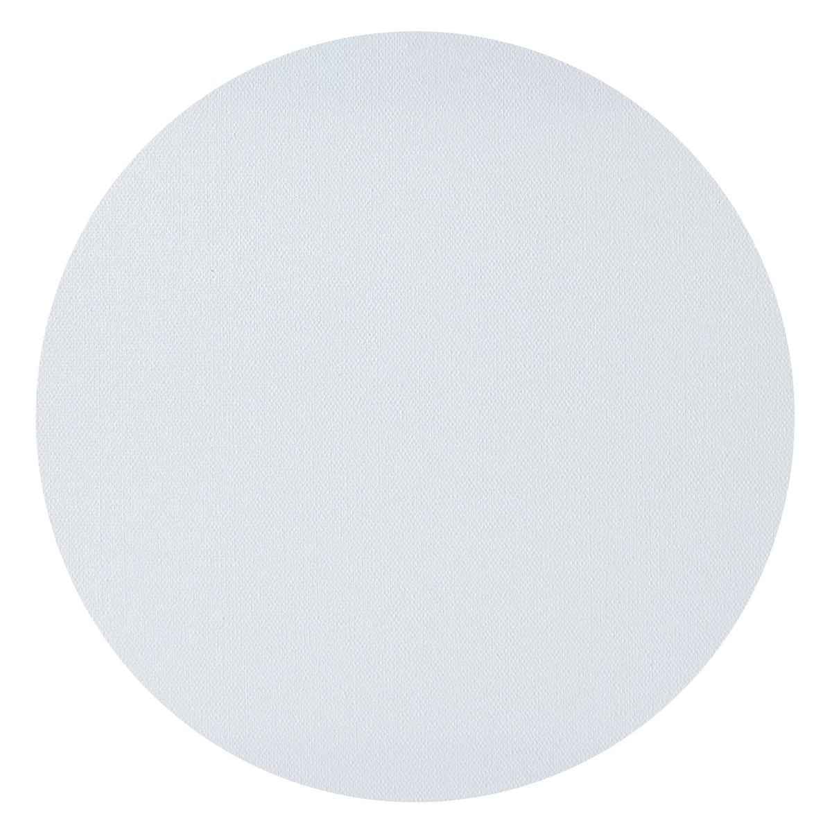 6 Inch Round White Stretched Canvas With Frame Board CBRD6
