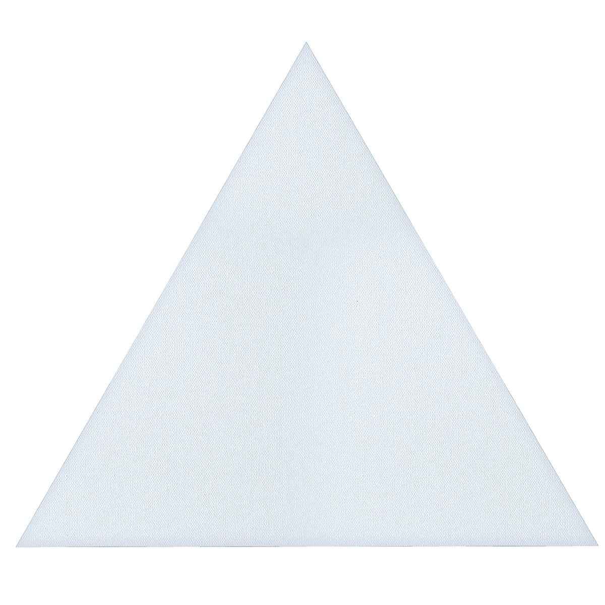14 Inch Triangle White Stretched Canvas With Frame Board CBSFTE14