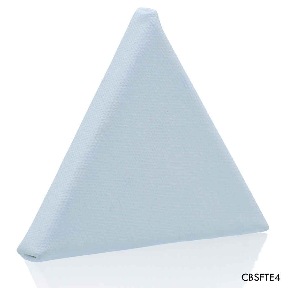 4 Inch Triangle White Stretched Canvas With Frame Board CBSFTE4