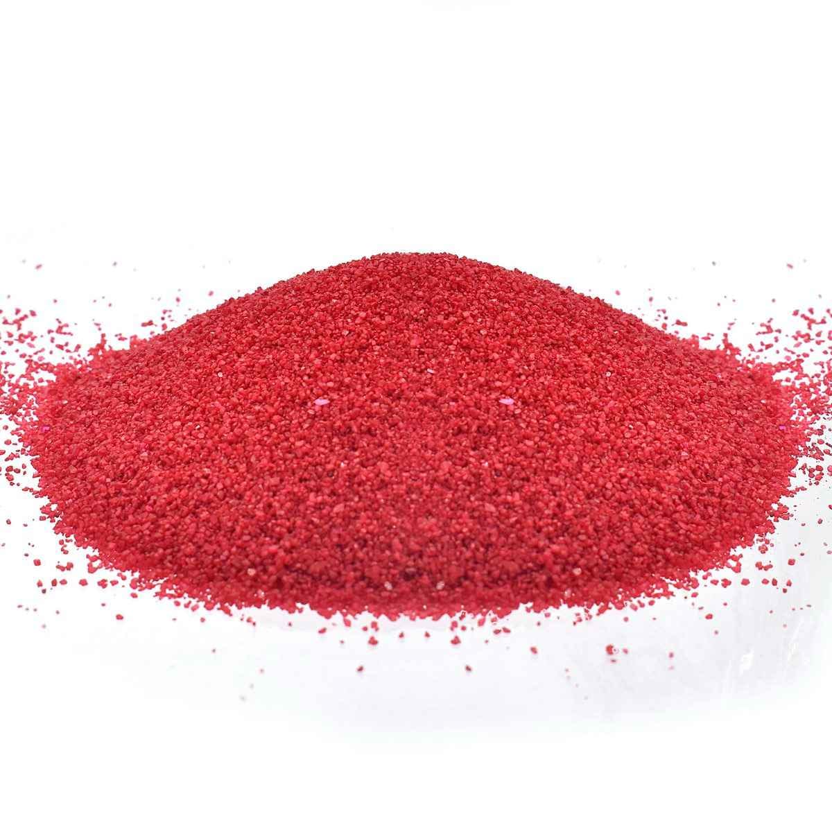 Coloured Sand 160 gms Red No 1 JUse in vases, jewellery, sand art and more CSRD01